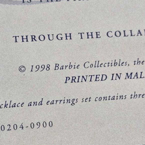 Vintage Service Merchandise Fine Jewelry Collection Definitely Diamonds Barbie - Picture 8 of 17